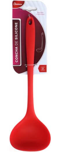 BK4410SK - CONCHA SILICONE VERMELHO 28CM