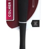 BK4427SK - COLHER SILICONE PRETO 27,5CM
