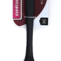 BK4435SK - ESPATULA VAZADA DE SILICONE 28CM - PRETO