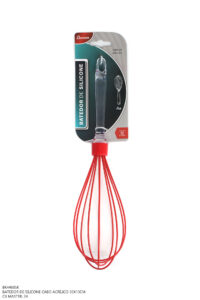 BK4468SK - SILICONE BATEDOR CABO ACRILICO 30CM - VERMELHO