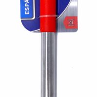 BK5160 - ESPATULA PAO DURO CABO INOX COM SILICONE VERMELHO