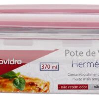BV3790R - VD POTE VIDRO RET 370ML - VERMELHO