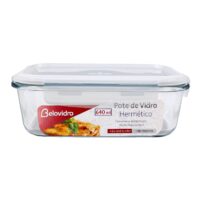 BV3792R - VD POTE VIDRO RET 640ML - BRANCO