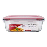 BV3793R - VD POTE VIDRO RET 640ML - VERMELHO