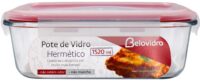 BV3799R - VD POTE VIDRO RET 1520ML - VERMELHO