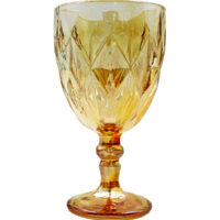 BV4671CJ - VD JG TAÇA VD DIAMOND 340ML AMBAR MET C/6 UND