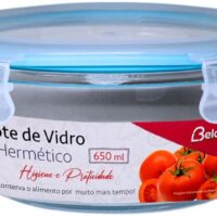 BV6041 - VD POTE VIDRO RED 650ML SIL AZUL