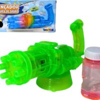 T4F5087 - BRINQ LANÇADOR DE BOLHA DE SABAO 50ML 8 BICOS C/ LUZ
