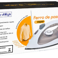 U5416 - ELET FERRO DE PASSAR ROUPAS C/ VAPOR E SPRAY 220V BASE 18