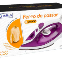 U5417 - ELET FERRO DE PASSAR ROUPAS C/ VAPOR E SPRAY 220V BASE 22X11